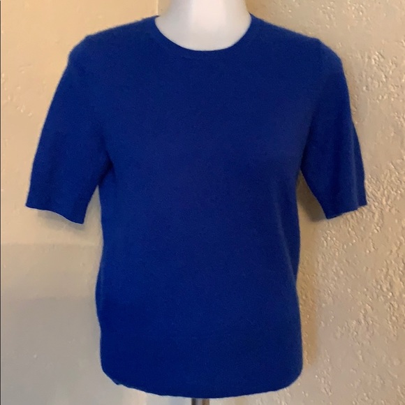 Ann Taylor royal blue cashmere sweater excellent - Picture 9 of 9